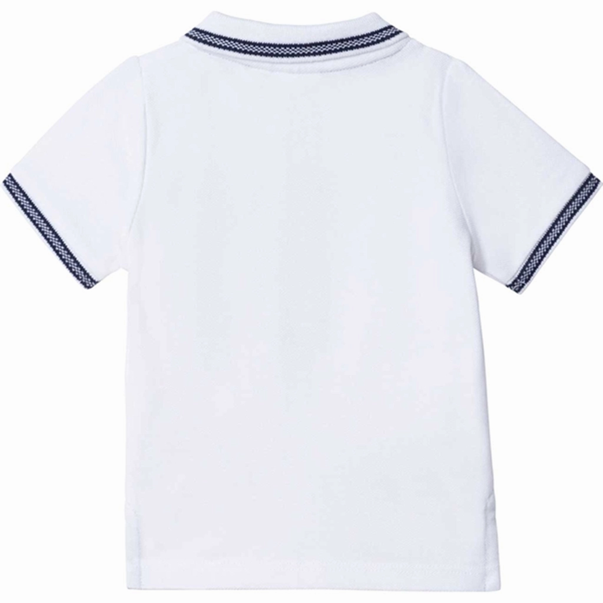 Hugo Boss Boy Short Sleeved Polo White Performance Fabric Athletic Fit