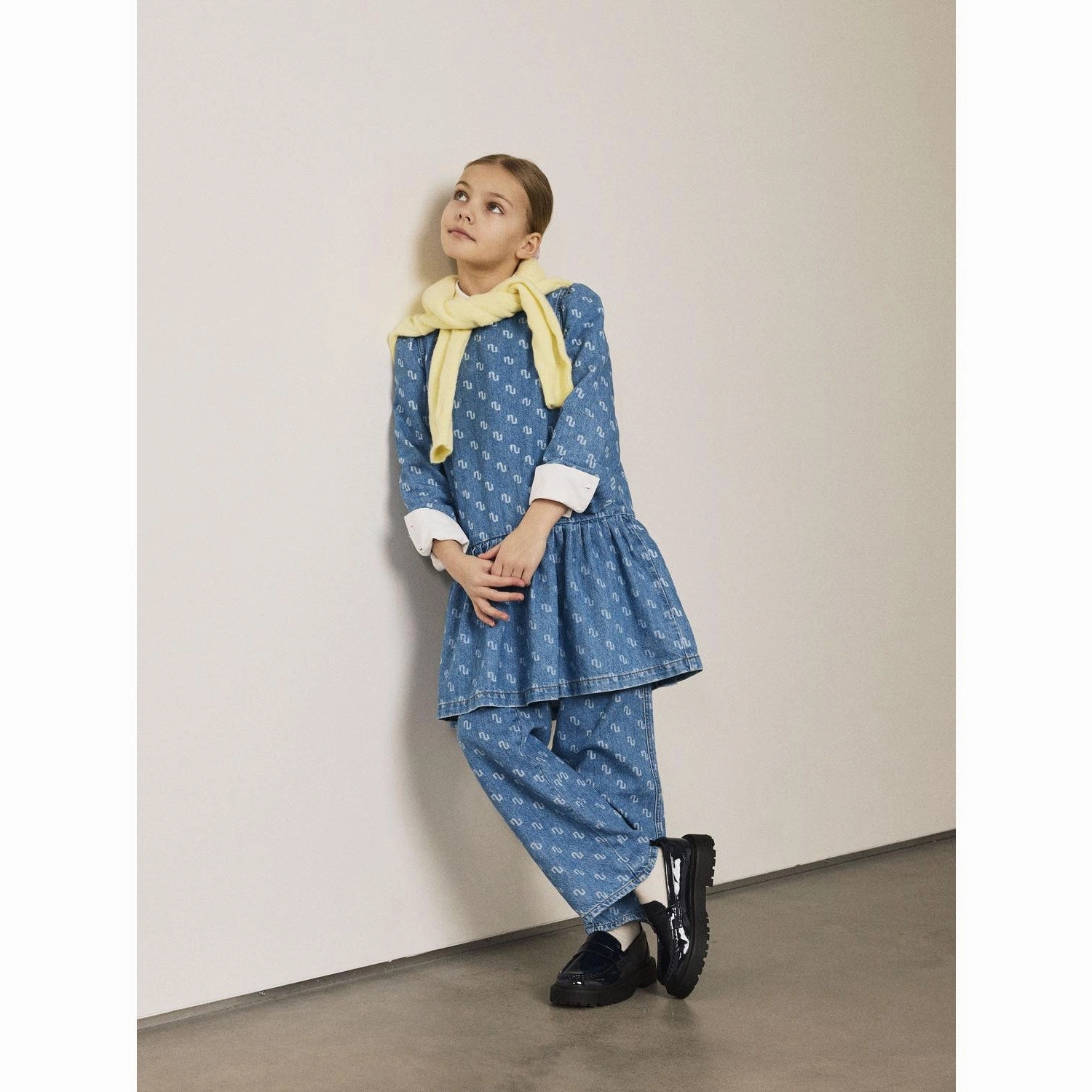 Name It Medium Blue Denim Runa Denim Dress Timeless Edge