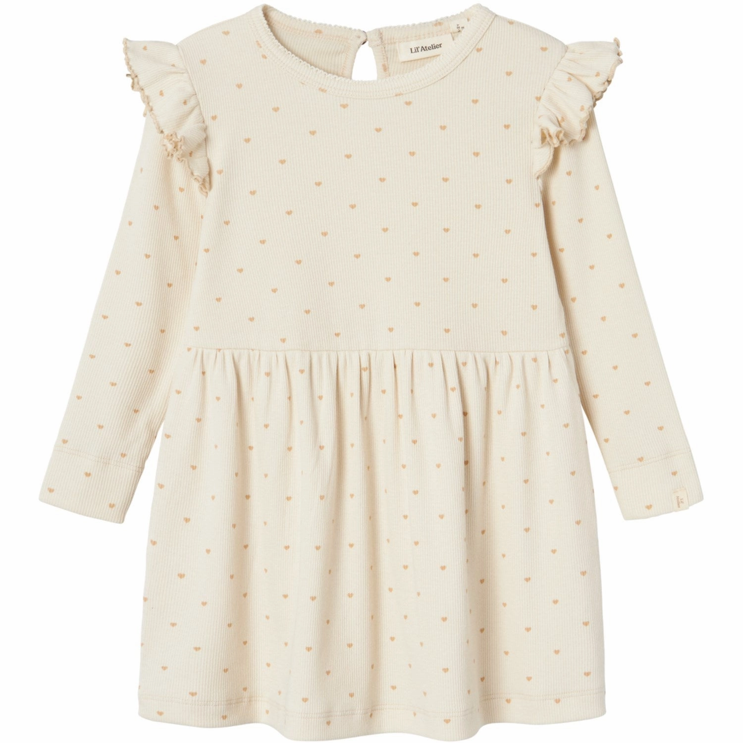 Lil'Atelier Turtledove Gago Kea Dress Comfy and Relaxed