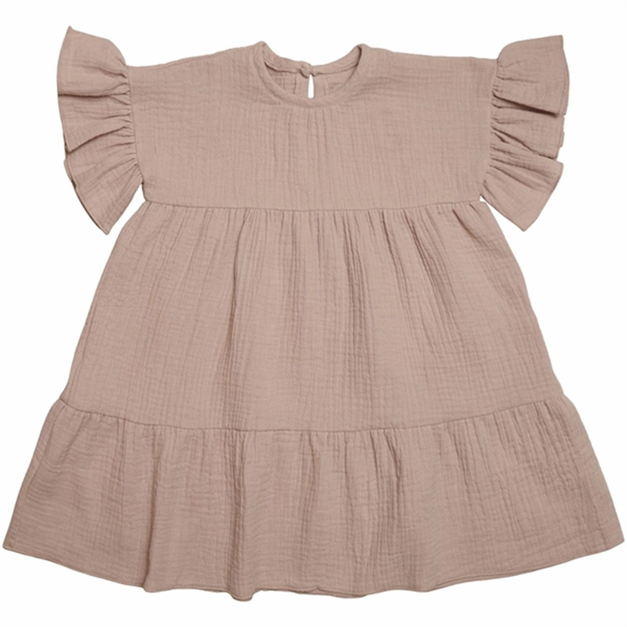 Huttelihut Marie Dress Muslin Old Rose Formal Look Panelled-Design