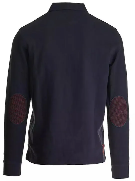 U.S. Polo Assn. Polo da uomo manica lunga Lyle 6323147773 179 blu Lightweight Knit Material