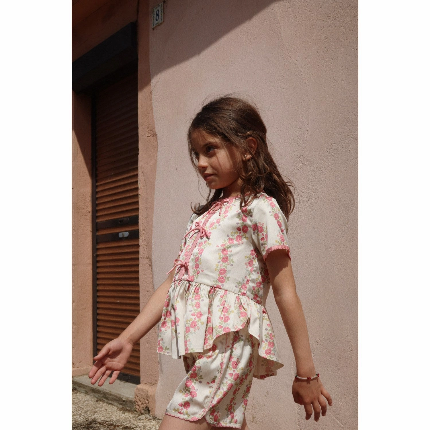 Konges Sl?jd Floria Sheeny Blouse Fade Resistant Formula Hooded Neckline