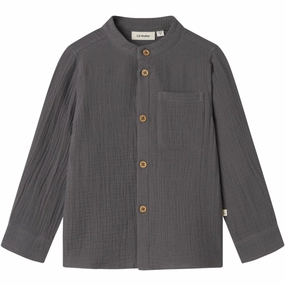 Lil'Atelier Poppy Seed Nmmloros Ls Shirt Lil Non Iron