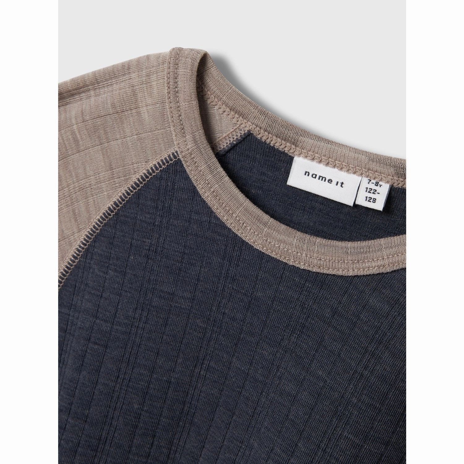 Easy Care Name It Ombre Blue Satellites Sleeves Nkmwang Wool Needle Ls Top Solid