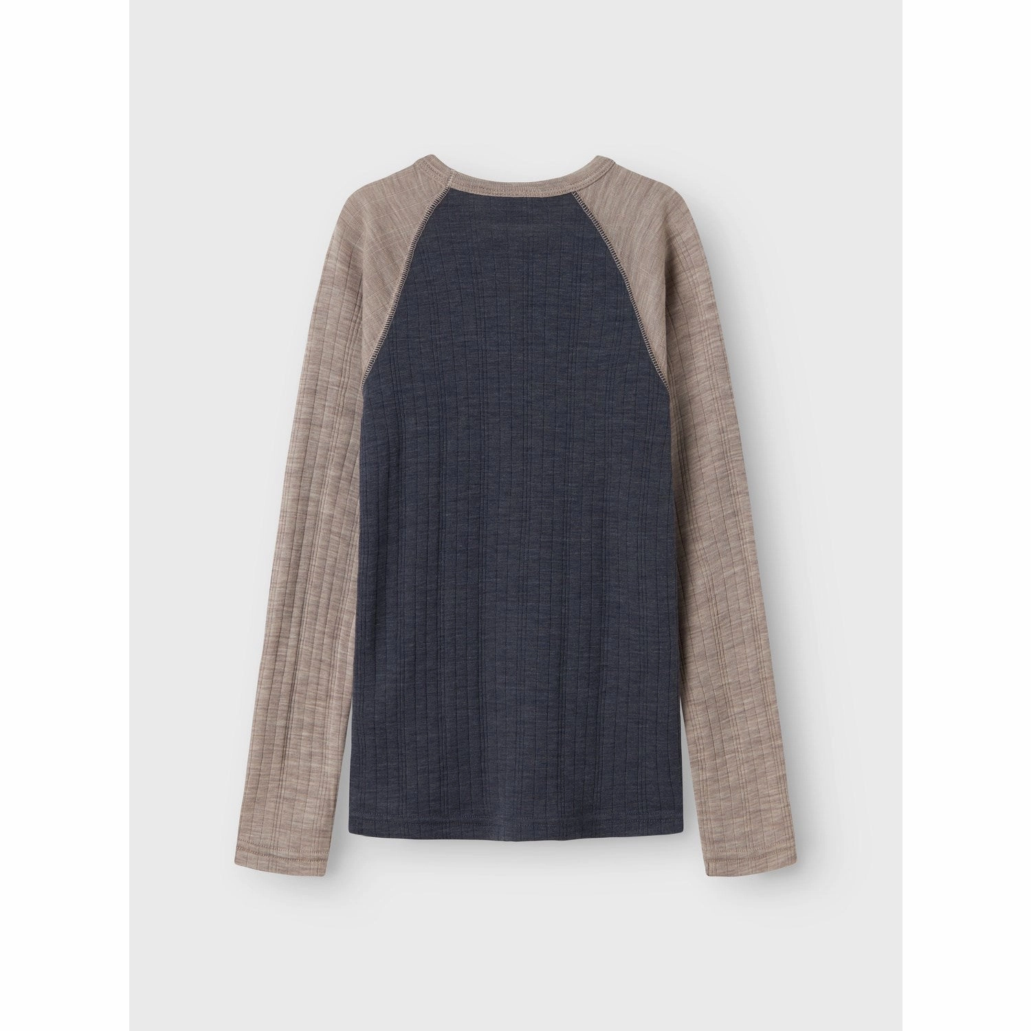 Statement Piece Name It Ombre Blue Satellites Sleeves Nkmwang Wool Needle Ls Top Solid