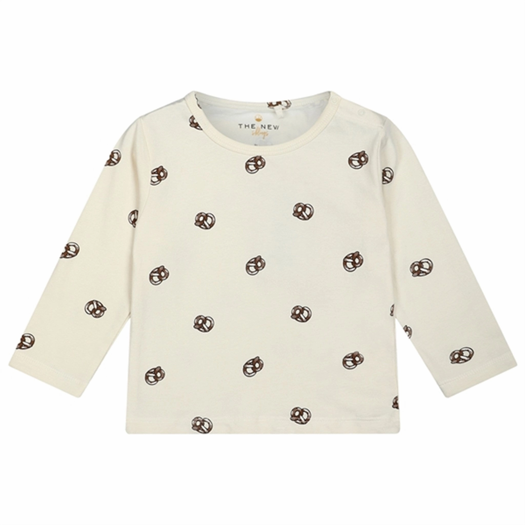 Plaid Design Versatile Styling THE NEW Siblings White Swan Himo Blouse