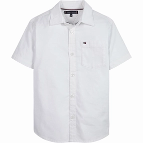 Tommy Hilfiger Stretch Oxford Shirt White networking event