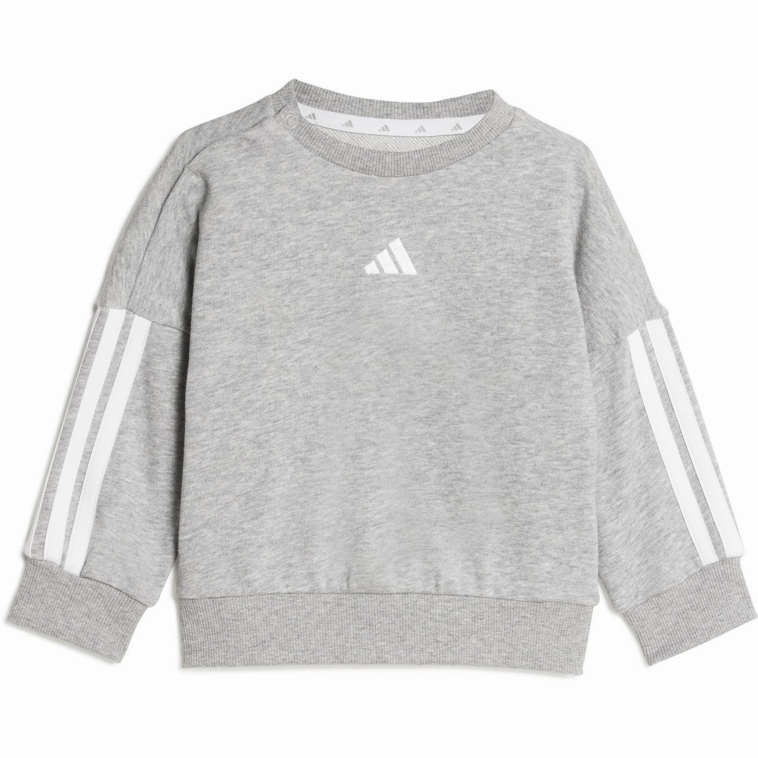adidas Originals Medium Grey Heather/White I 3S Ft Jog 240 Sweat Set MoistureWicking Technology