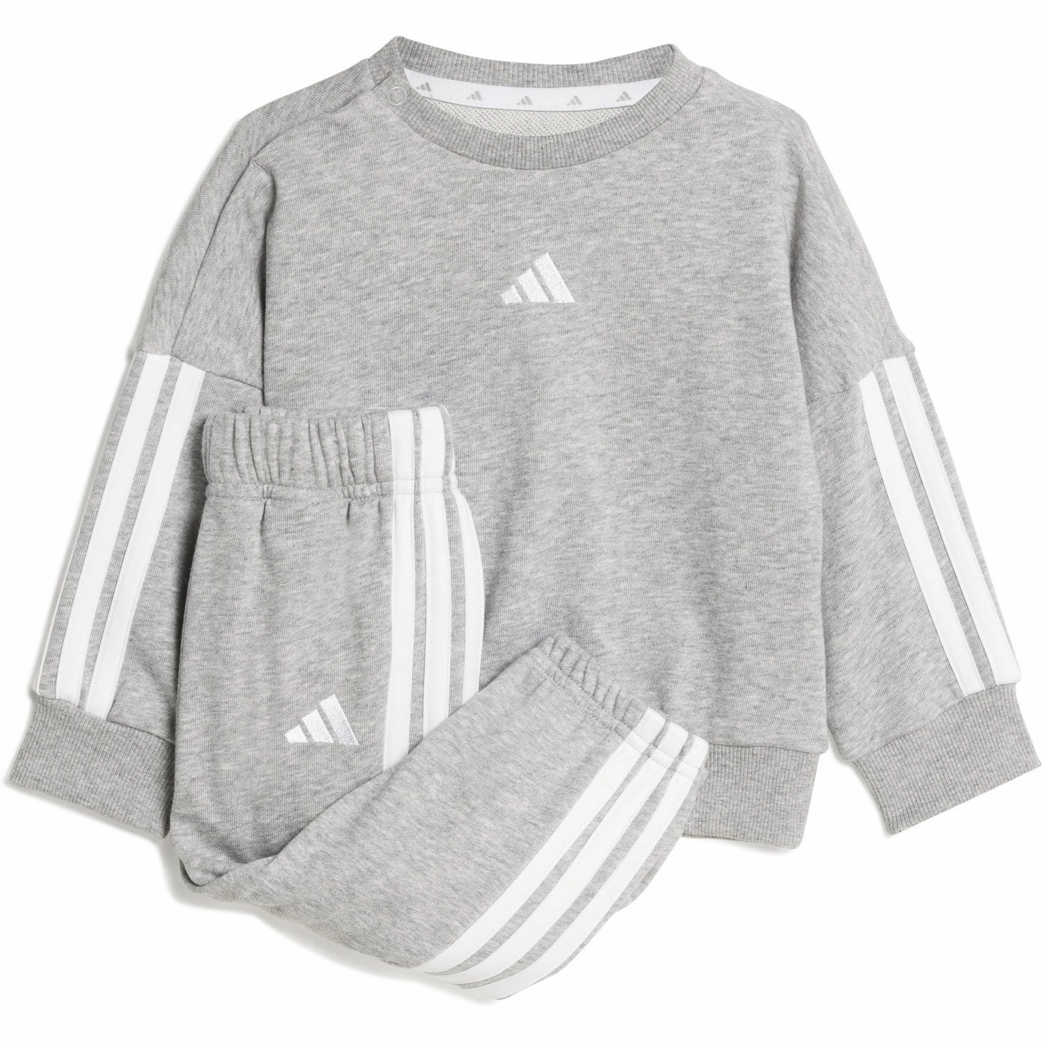 Visual Appeal adidas Originals Medium Grey Heather/White I 3S Ft Jog 240 Sweat Set