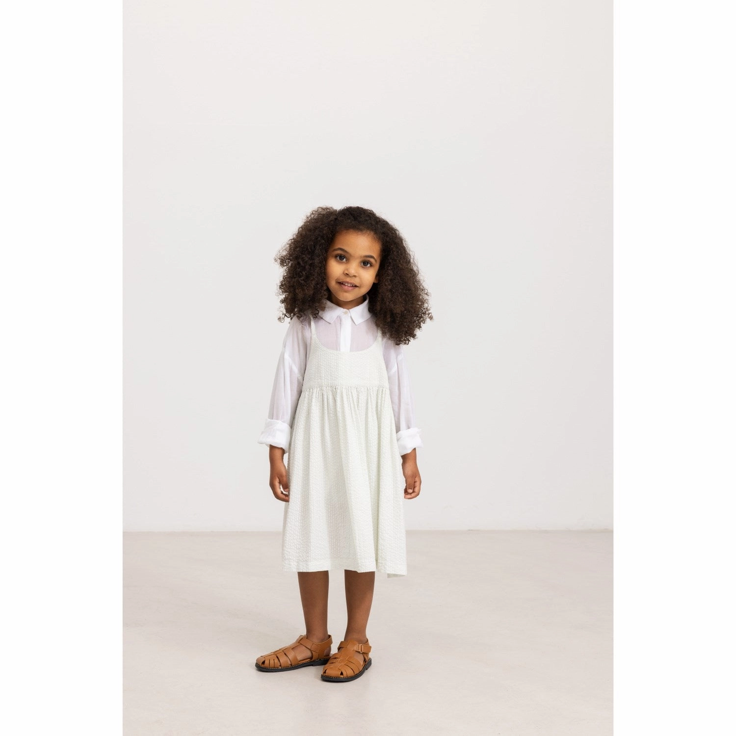 MarMar Cotton Seersucker Mint Chalk Divo Dress Linen Love