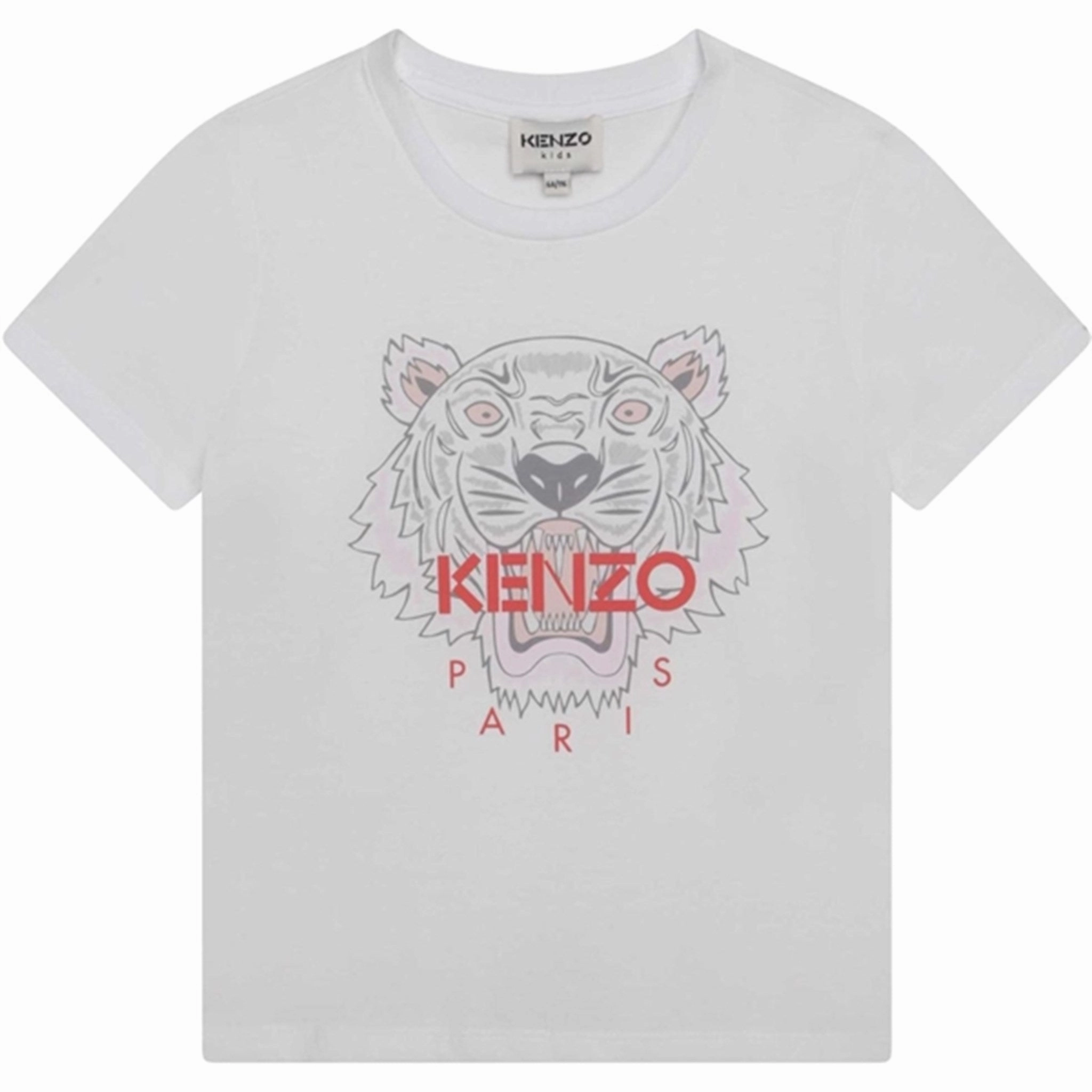 Kenzo T-shirt White Tiger Structured silhouette