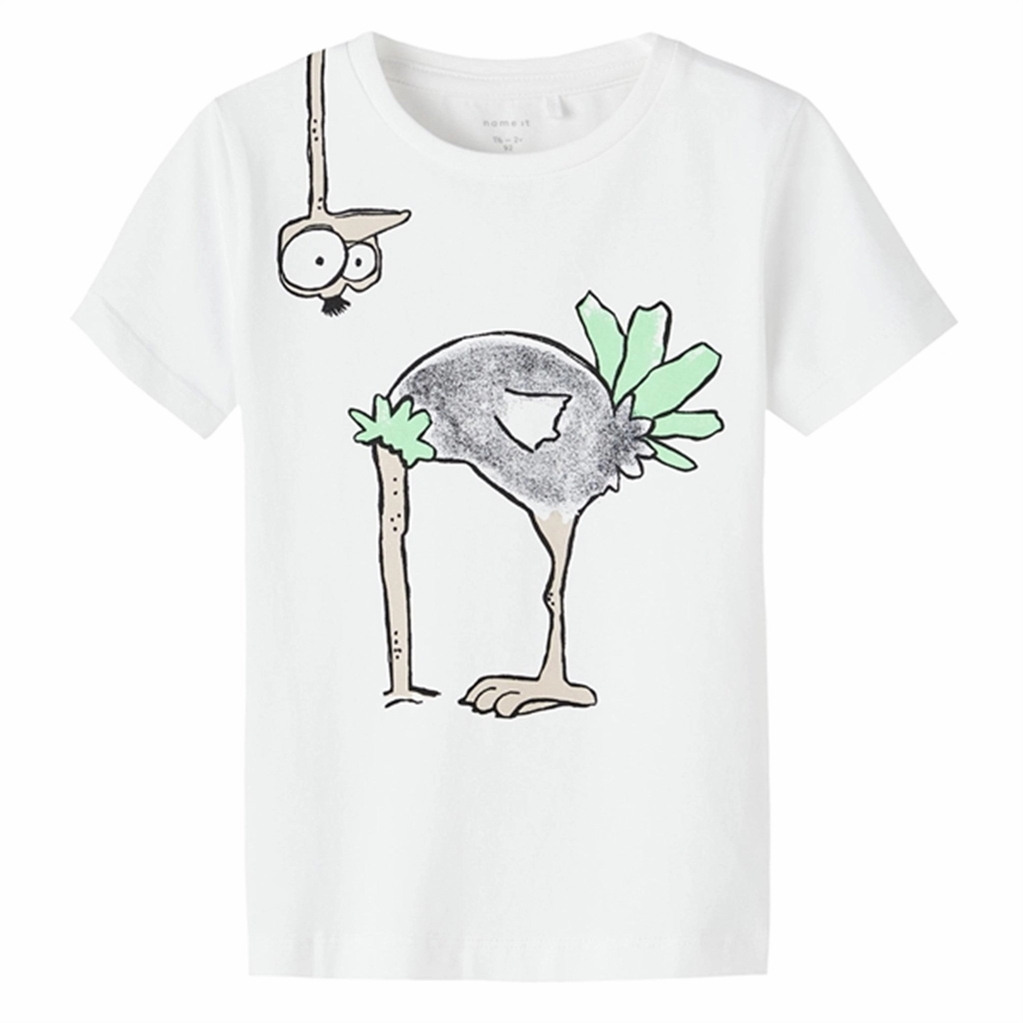 Name it Bright White Fama T-Shirt Non Iron Finish Travel Outfit