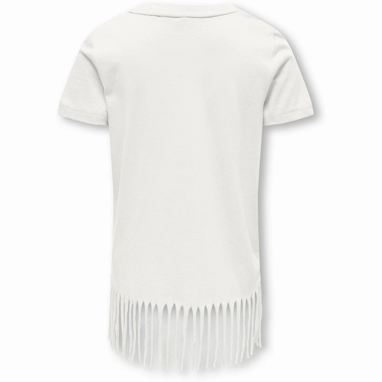 Basic Wardrobe Piece kids ONLY Cloud Dancer Palm Alison Foil College Top