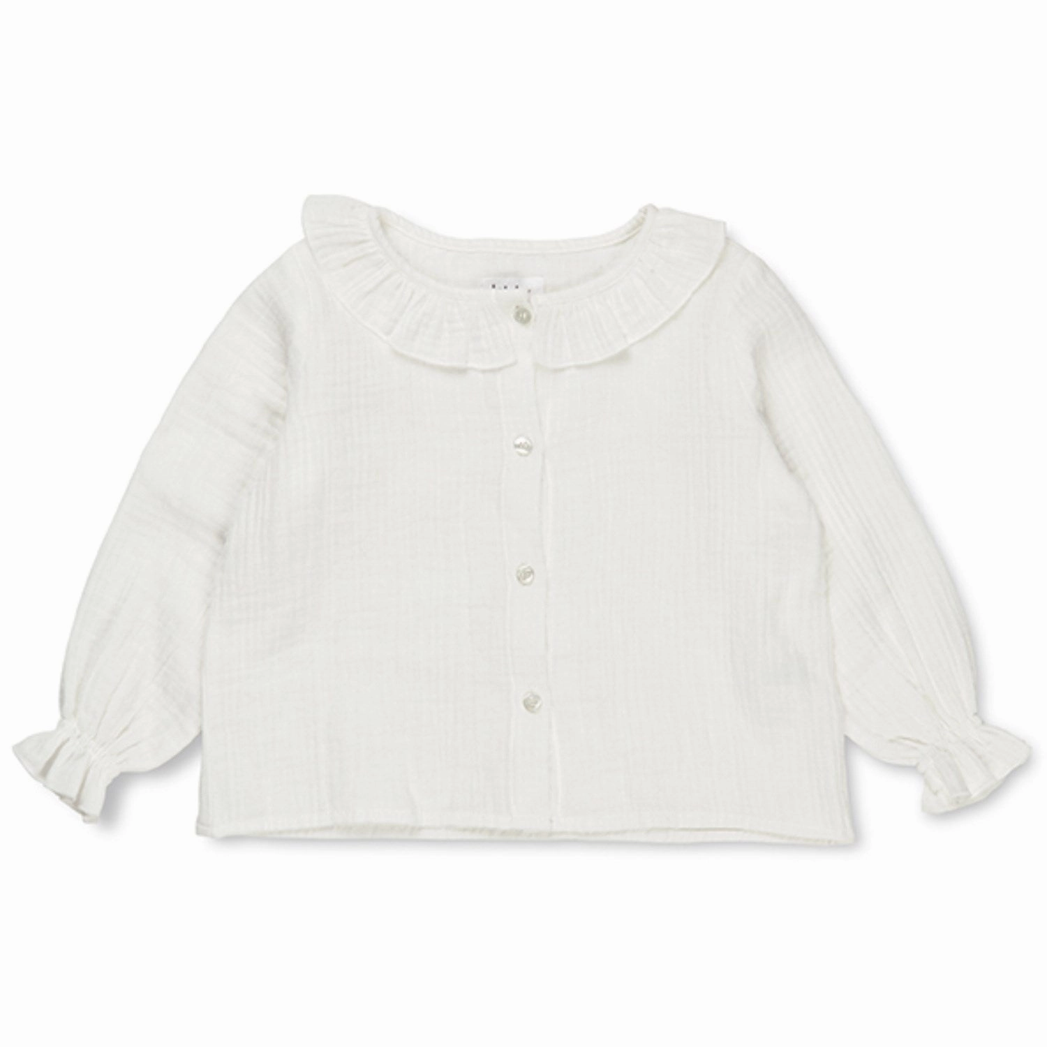 Quick Release Placket Premium Feel Lalaby Natural White Ellen Shirt