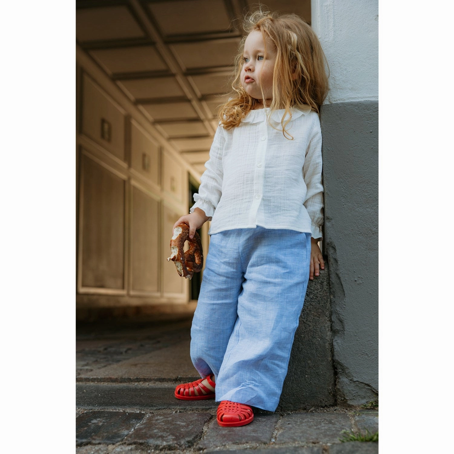 Lalaby Natural White Ellen Shirt Tagless Labeling