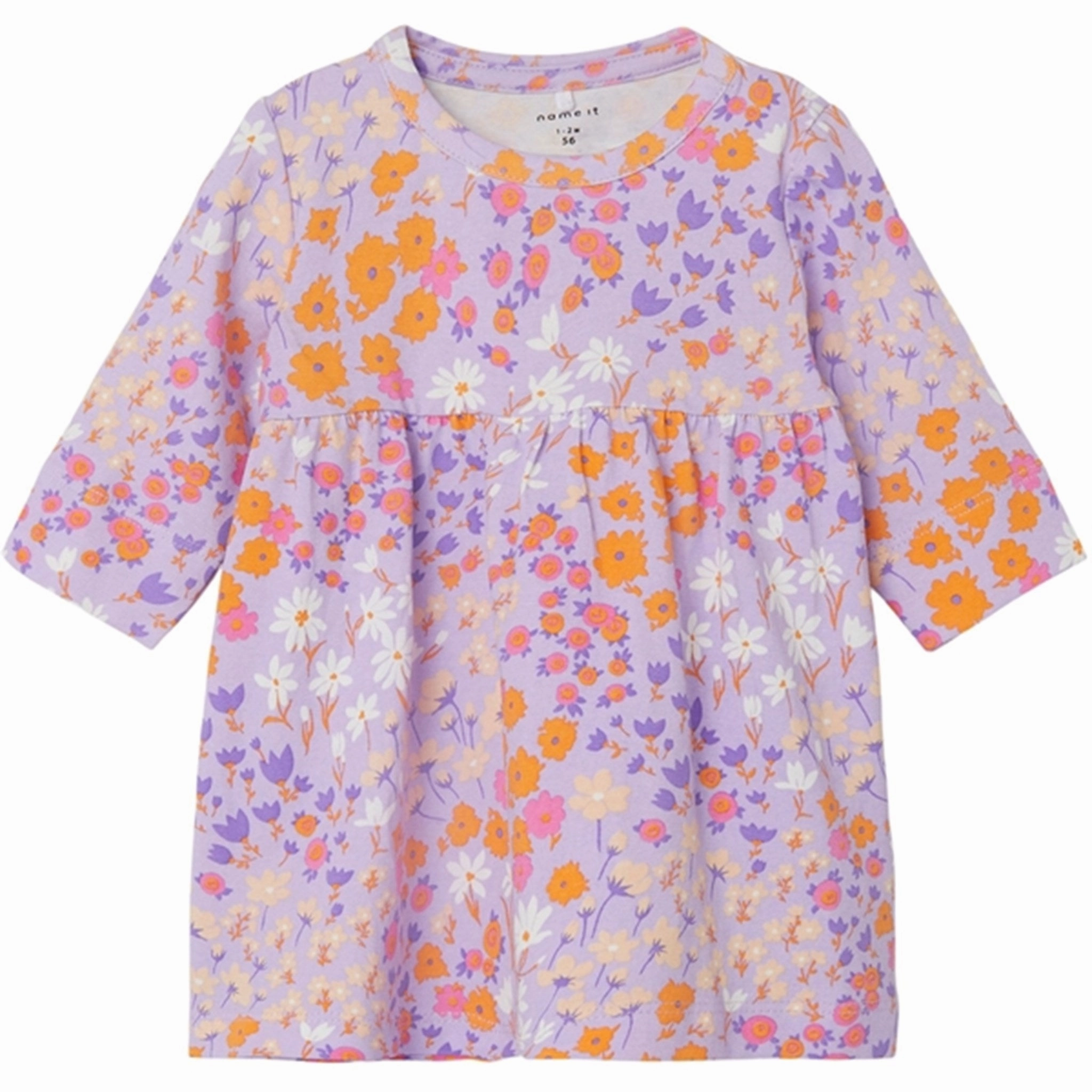 Name it Lilac Breeze Tunna Dress Warm Touch Lace Detail