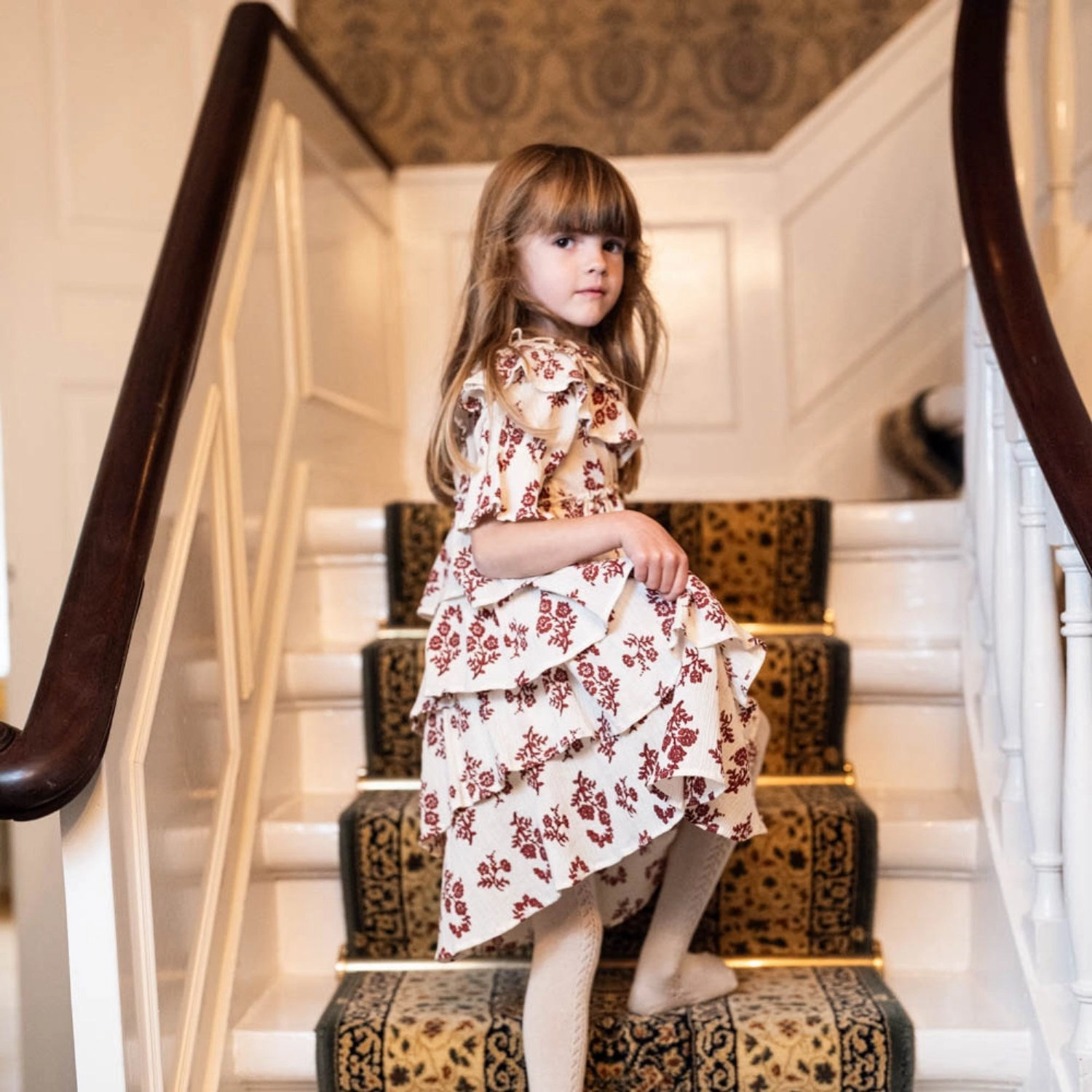 That's Mine Blossom Rouge Liva Dress Easy Wrap