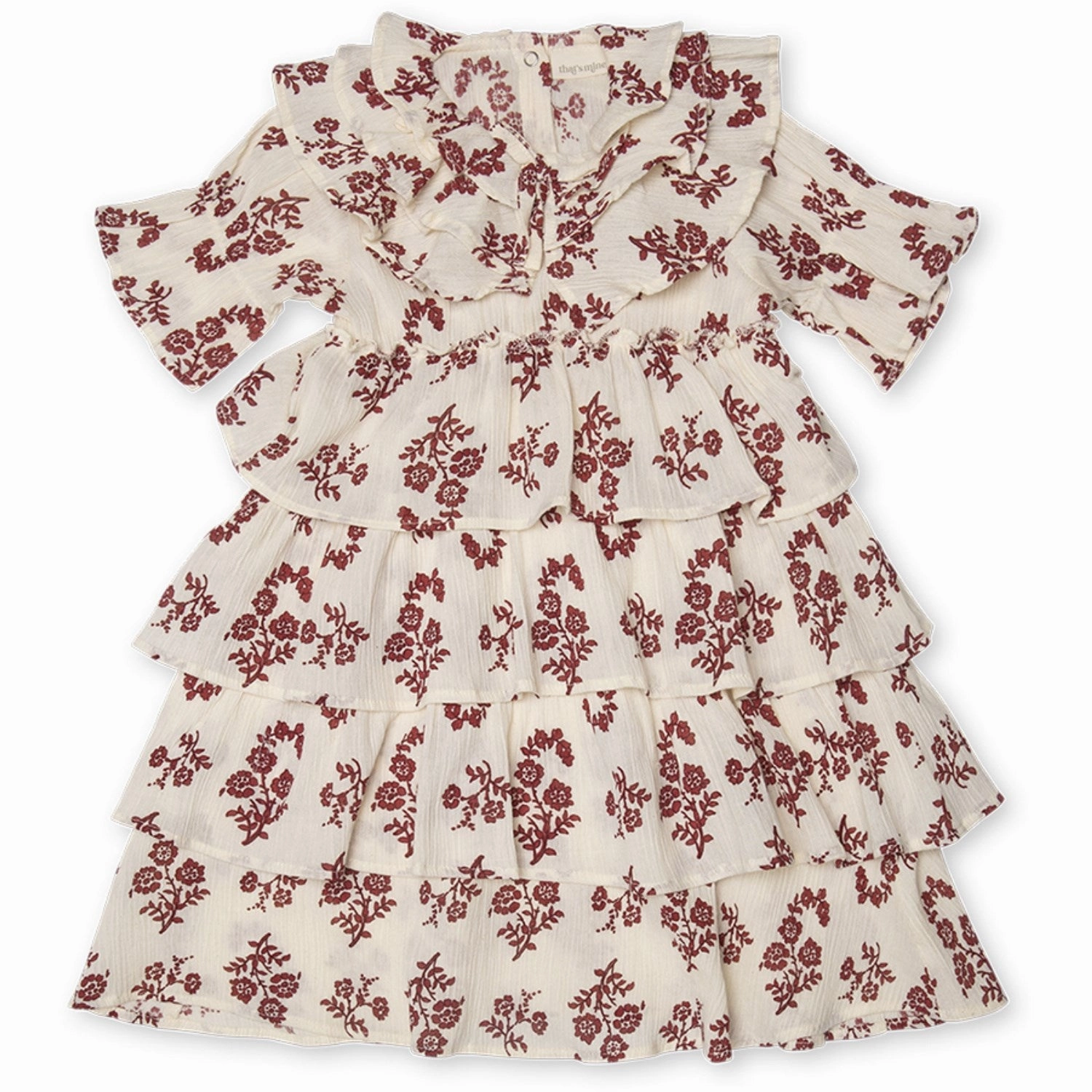 Lace-Sleeve That's Mine Blossom Rouge Liva Dress