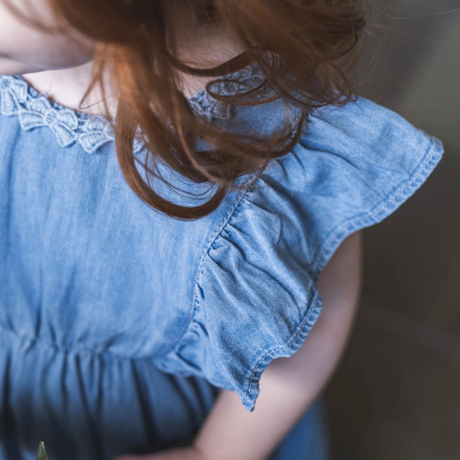 Matte-Lining Smooth Texture That's Mine Blue Jasmin Dress