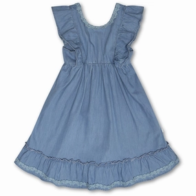 That's Mine Blue Jasmin Dress Romance Glow