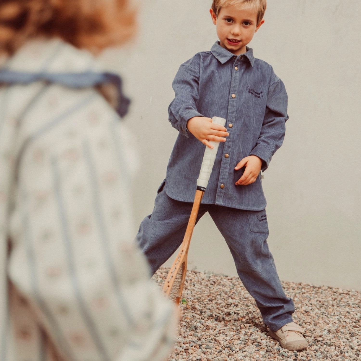 Hidden Button Placket Roomy Cut That's Mine Flint Stone Frode Shirt
