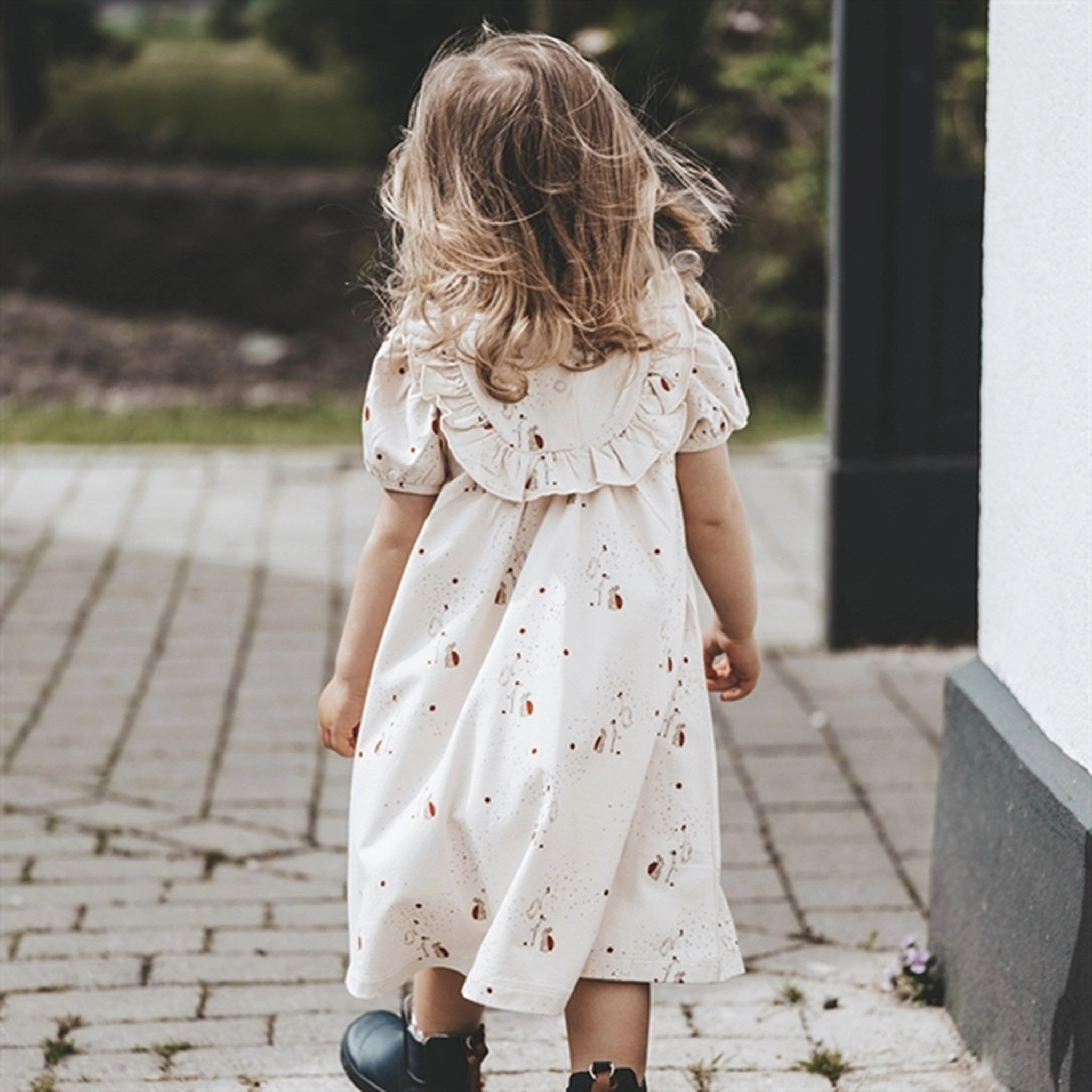 Boat-Neck Non-Pilling That's Mine Lady Bunnies Elisa Dress