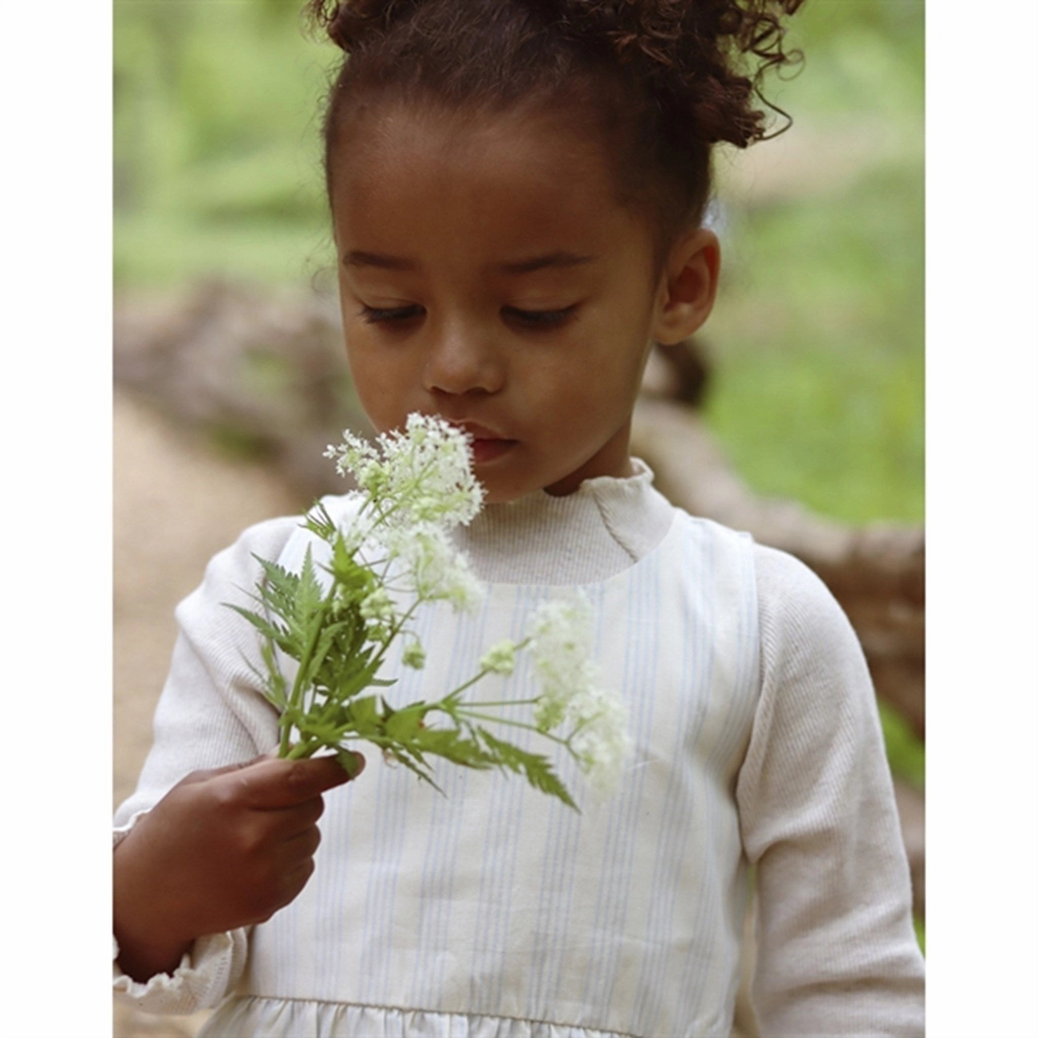 Edgy Design Subtle pattern That's Mine Light Brown Melange Micka Blouse
