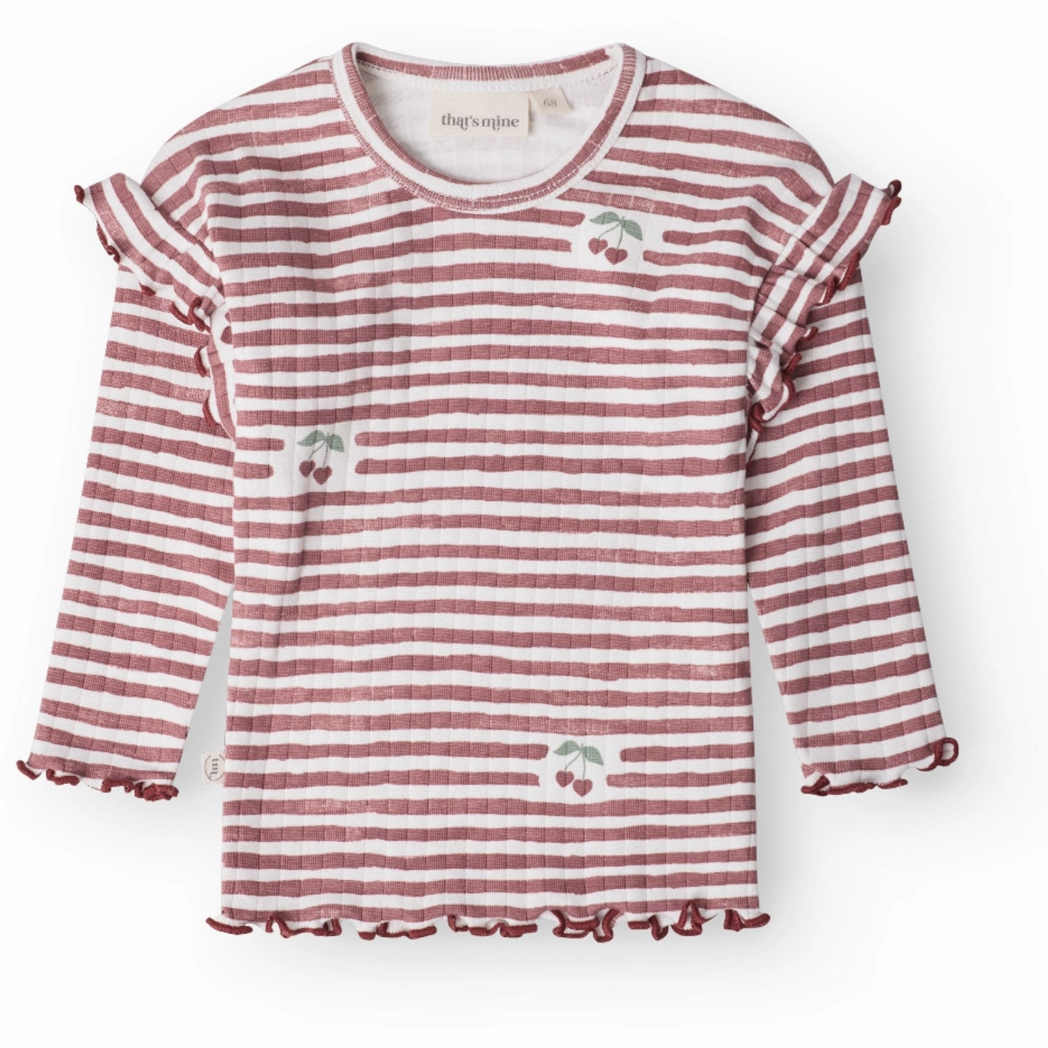 That's Mine Love Berry Stripe Jamilla Blouse Country Escape Ergonomic Back Panel