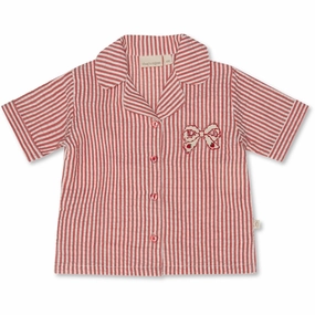 All Day Comfort Tech Camping Essential That's Mine Red Stripe Ino Shirt