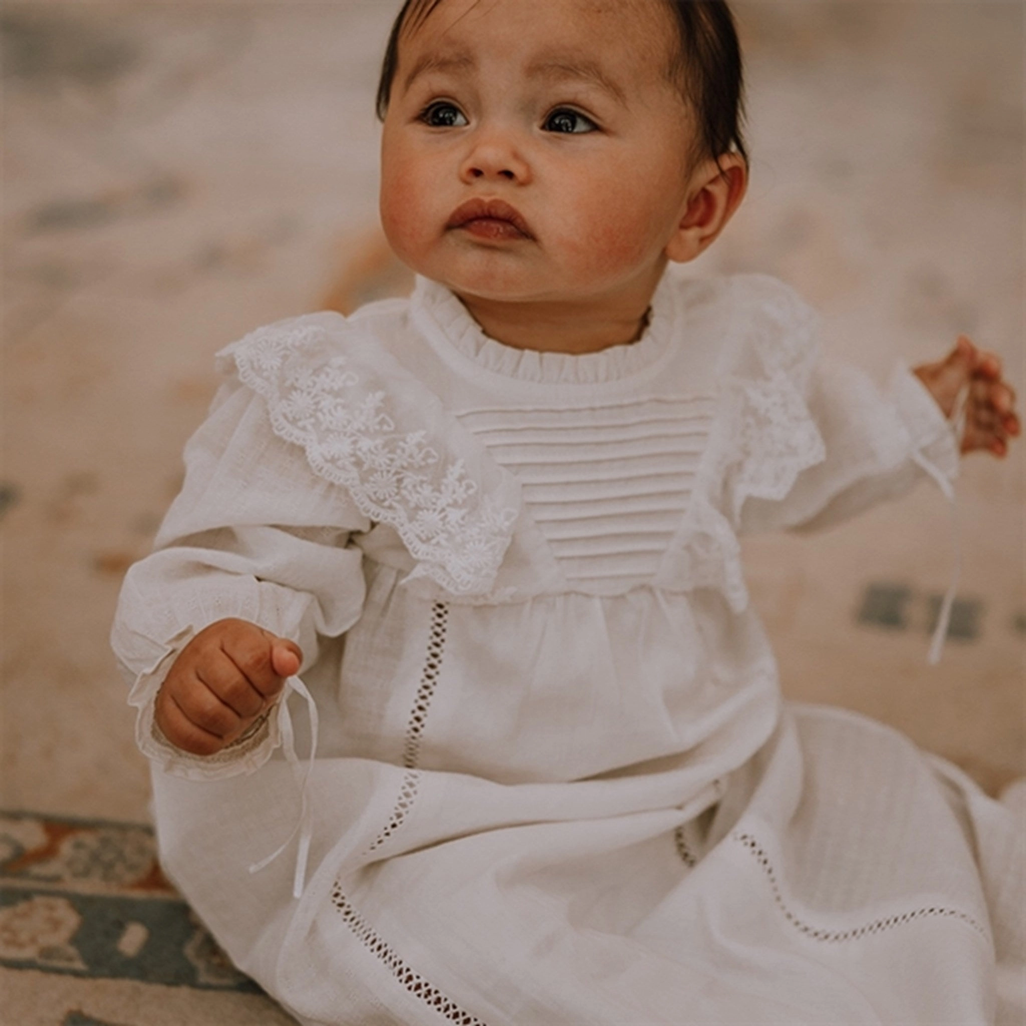 That's Mine Sea Salt Christa Christening Dress NOOS Light material Light Attitude