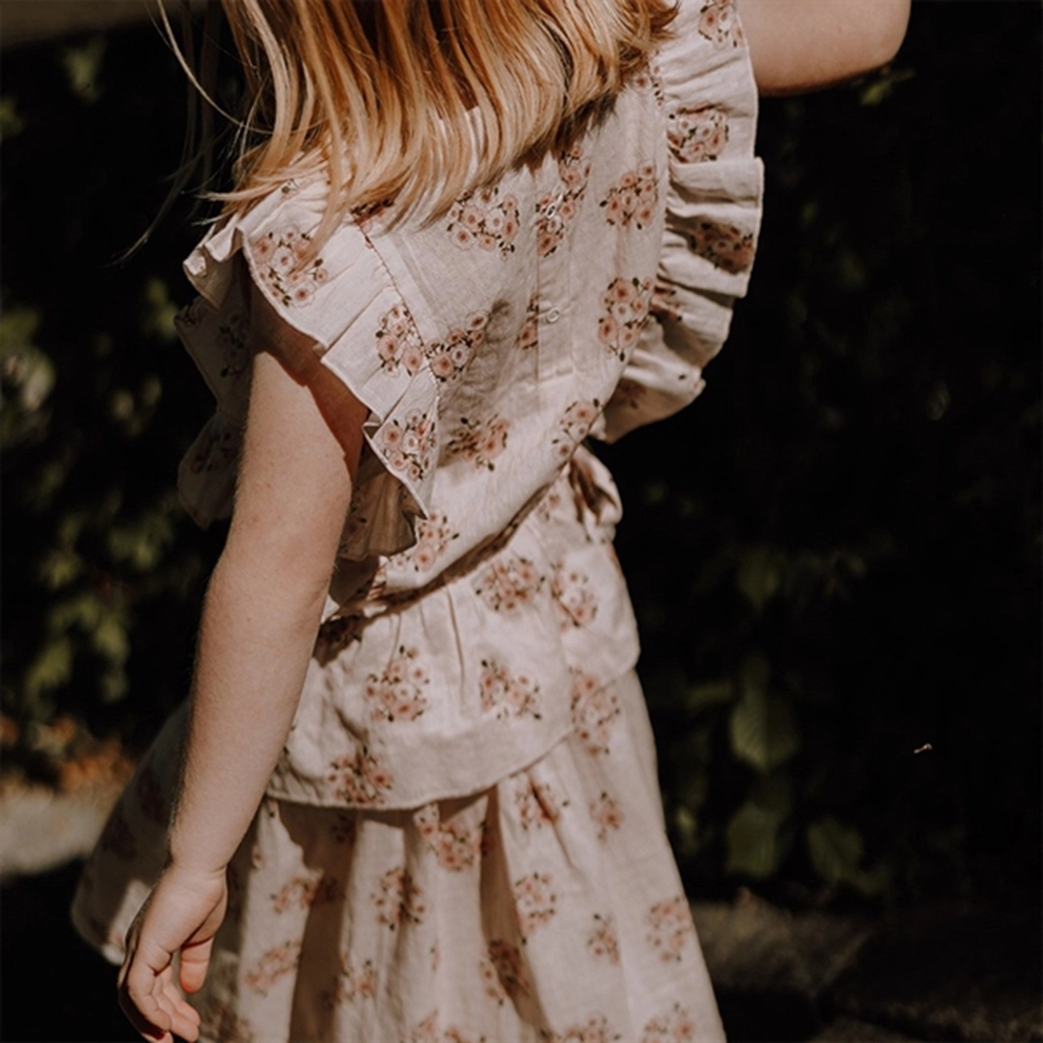 Easy Vibe That's Mine Spring Poppies Bell Dress