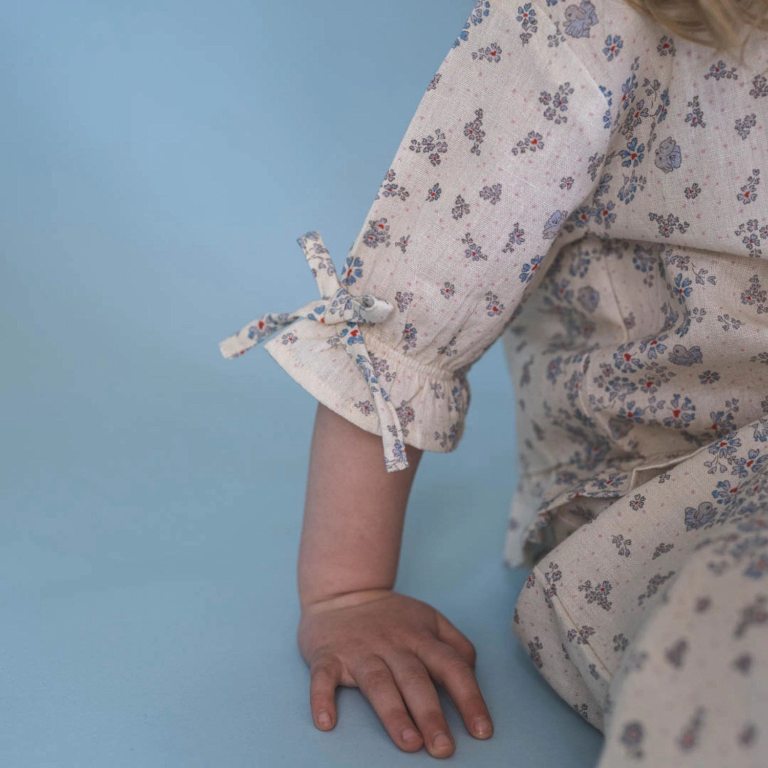 That's Mine Sprinkles Hearts Yellow Carmen Shirt High-Quality Material Holiday Outfit