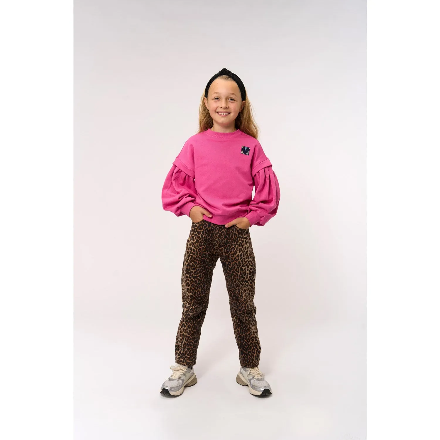 The New Feather Gray AOP TNPanya Mom Fit Jeans Total Fit Quality Wear