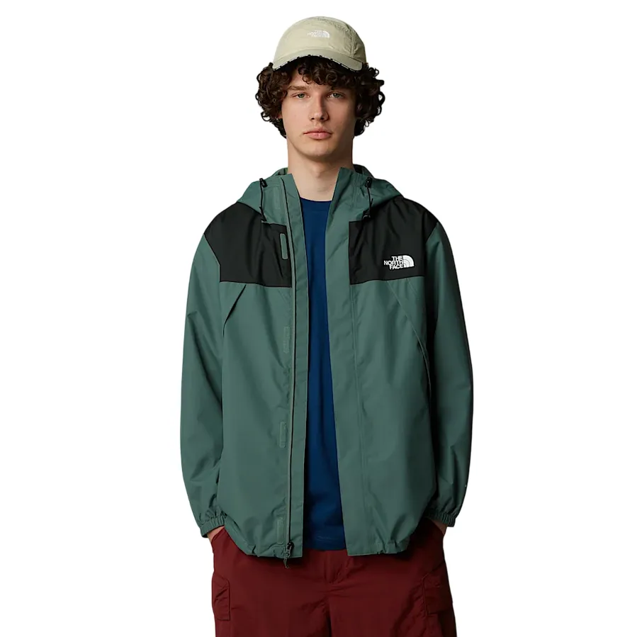 Adjustable Waistband Show The North Face giacca con cappuccio da uomo Antora NF0ATQEYLFW verde-nero