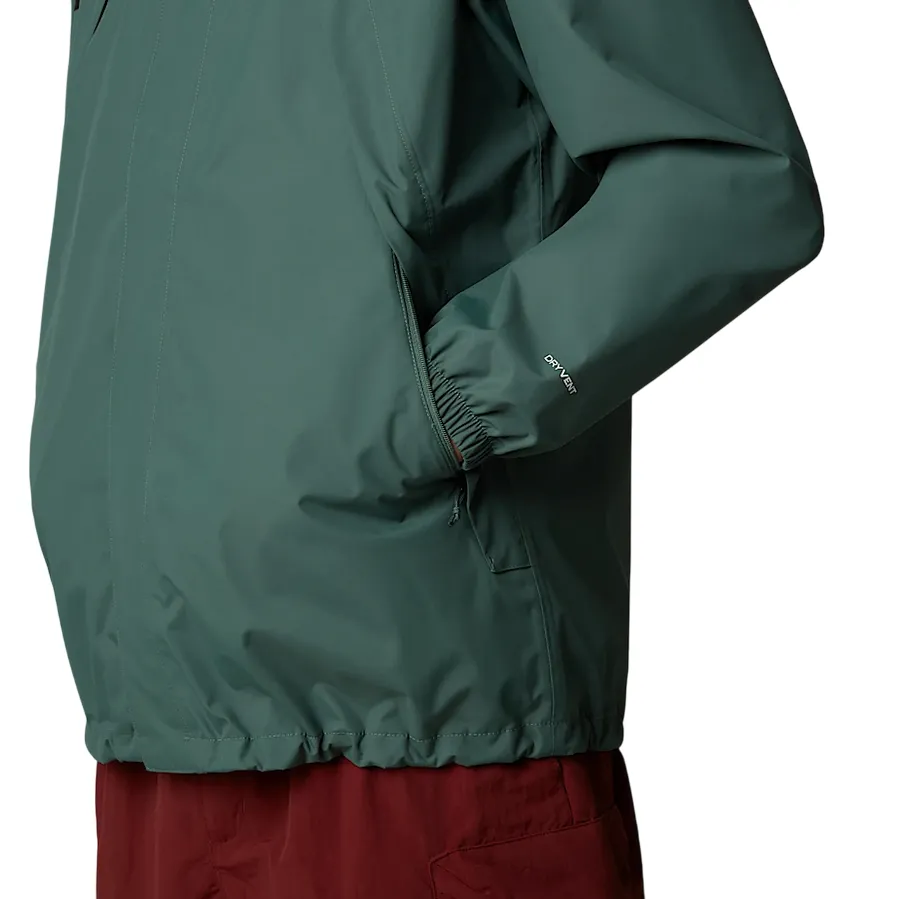 The North Face giacca con cappuccio da uomo Antora NF0ATQEYLFW verde-nero suitable for performance costumes