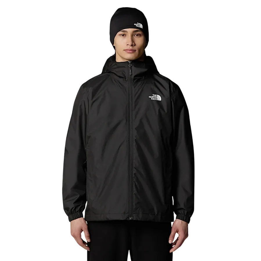 Elastic The North Face giubbino impermeabile da uomo con cappuccio Quest NF00A8AZJK3 nero