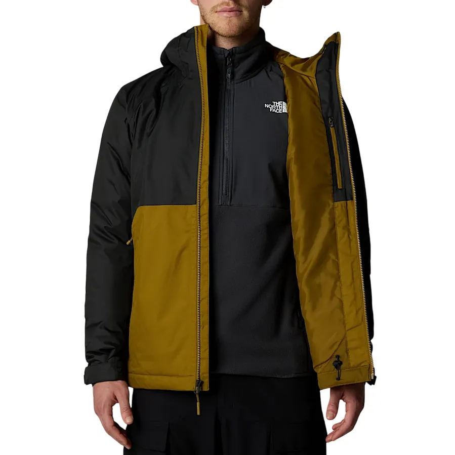 Layered Insulation The North Face giubbotto imbottito da uomo Millerton NF0A3YFI5HO verde muschio-nero