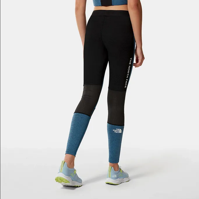 The North Face Legging Mountain Athletics da donna NF0A5IF75W8 banff blue black heather-black Core Cut