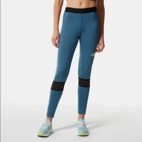The North Face Legging Mountain Athletics da donna NF0A5IF75W8 banff blue black heather-black Straight Leg Work Friendly
