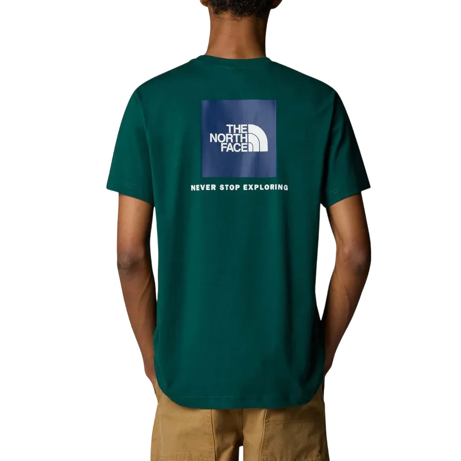Light Comfort Style The North Face maglietta manica corta da uomo Box NSE NF0A87NPA1B verde