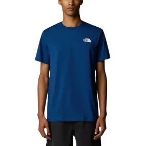 Cool and Chic The North Face maglietta manica corta da uomo Box NSE NF0A87NPH4B estate blu-bianco