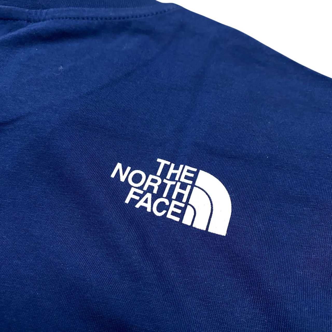 The North Face maglietta manica corta da uomo Mountain Line NF0A87NTD1R1M blu Classic Layer Outdoor Adventure