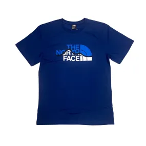 The North Face maglietta manica corta da uomo Mountain Line NF0A87NTD1R1M blu Easy Layering Smart Wear