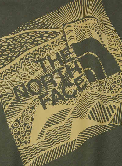 The North Face maglietta manica corta da uomo Red Box Cel NF0A7X1KRV41 verde-kaki Layering Comfort Wear hypoallergenic