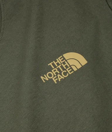 Subtle Embroidery The North Face maglietta manica corta da uomo Red Box Cel NF0A7X1KRV41 verde-kaki