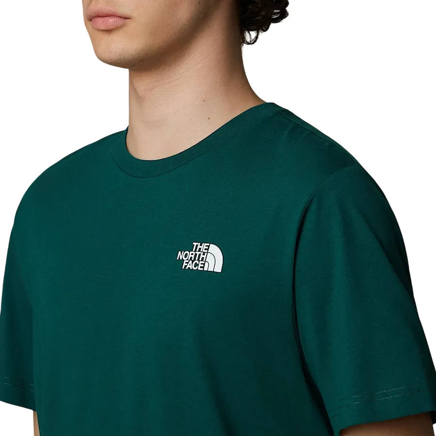 The North Face maglietta manica corta da uomo Redbox Celebration NF0A87NV6GI verde hypoallergenic material