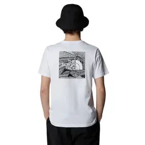 Chilly Day Essentials Compact Stitch Pattern The North Face maglietta manica corta da uomo Redbox Celebration NF0A87NVFN4 bianco