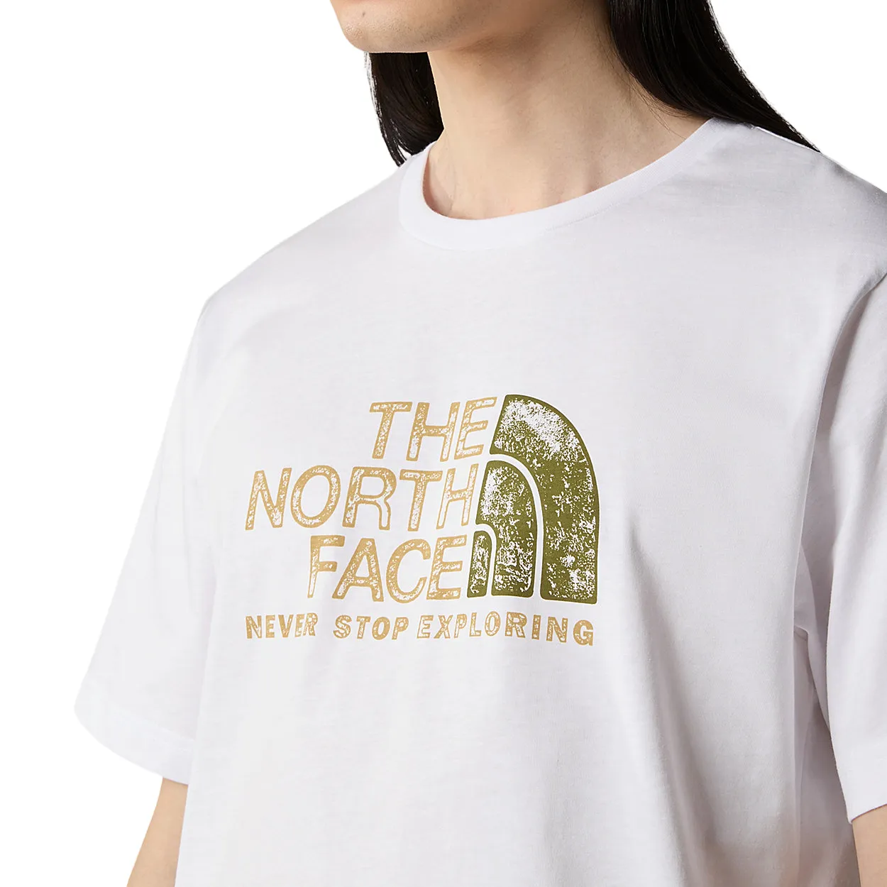 Streetwear Style The North Face maglietta manica corta da uomo Rust 2 NF0A87NWFN41 bianco