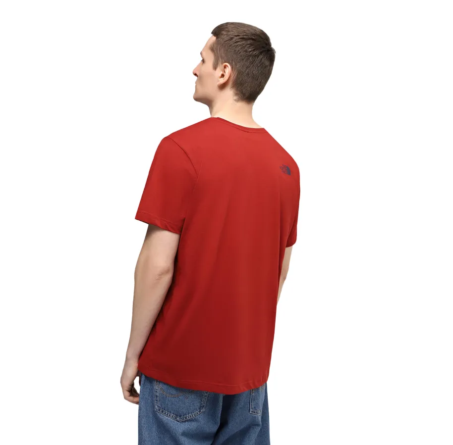 Fashion Forward Chill Fit The North Face maglietta manica corta da uomo Rust 2 ruggine