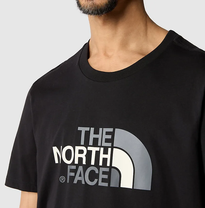 The North Face maglietta manica corta da uomo S/S Easy NF0A2TX3JK31 nero Simple Style